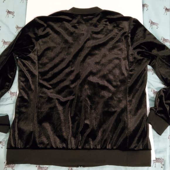 Antthony Original Zip Front Black Quilted Long Sleeve Jacket Size M - Picture 5 of 9